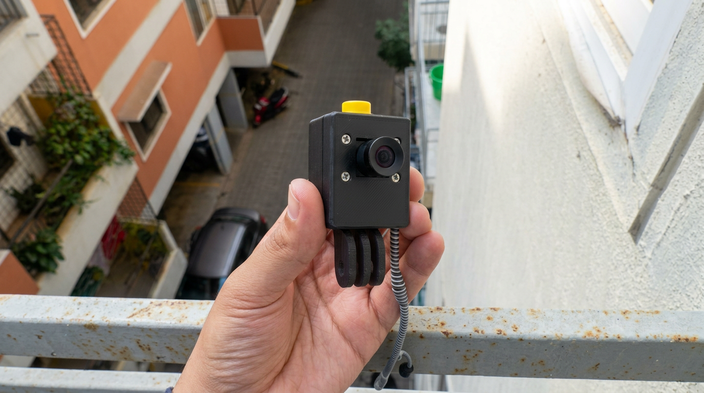 Trinet egocentric data collection device